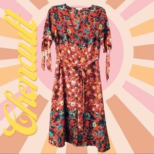 Chenault | floral pattern swing dress